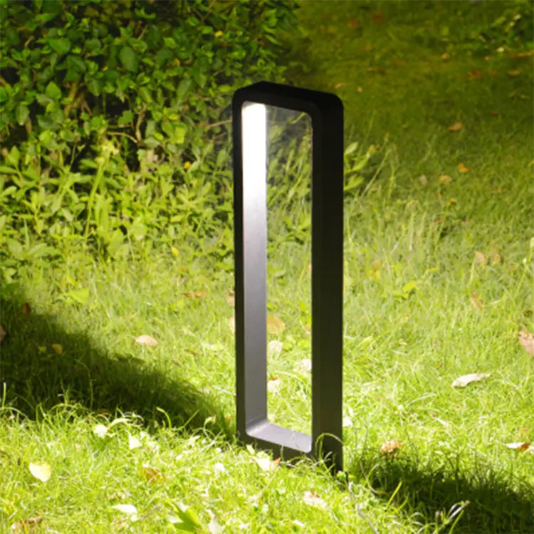 Bollard, Garden Light, 240VAC, 7 Watt, IP54, sand black, rectangular