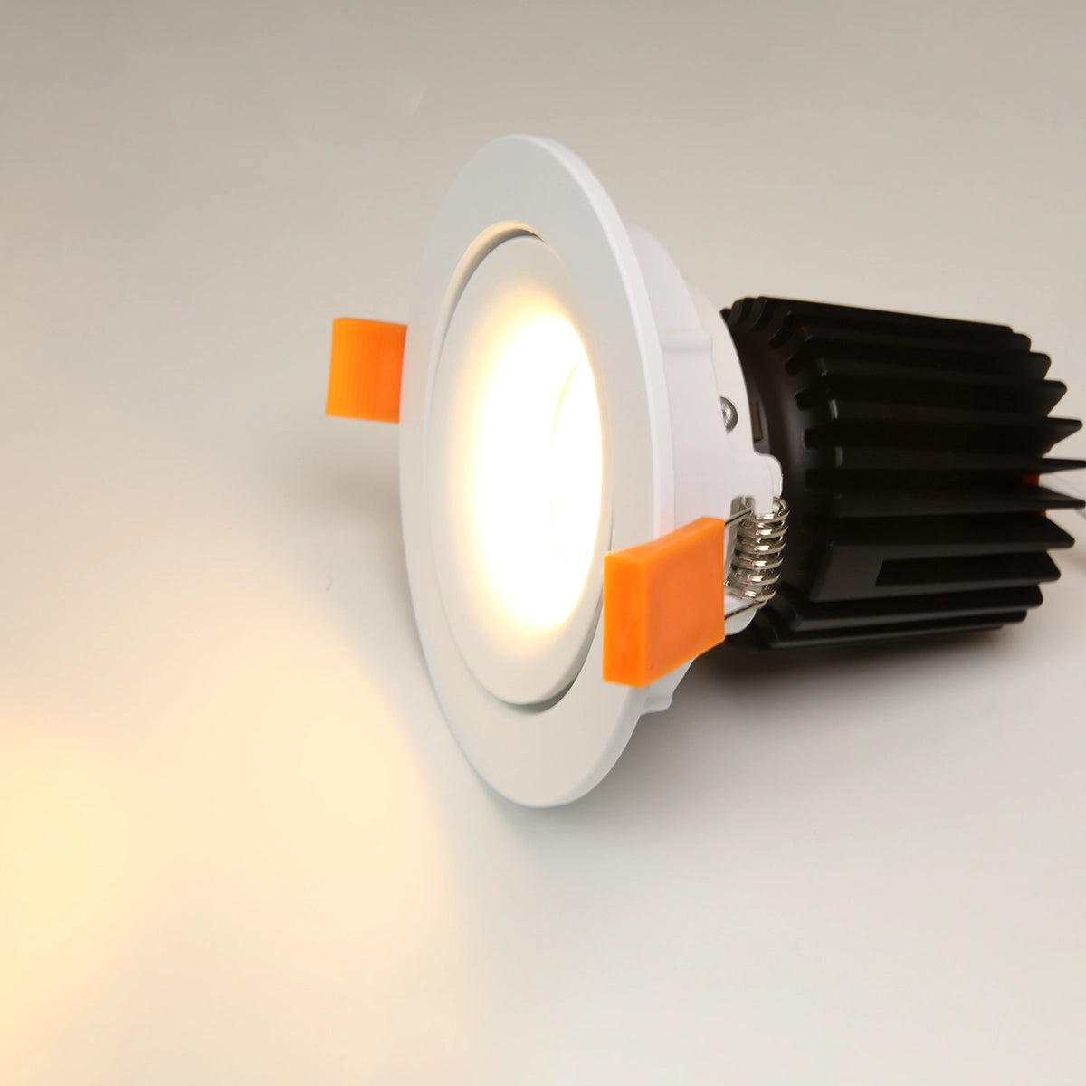 RA6 White- Round adjustable IP20 surface mount trim for X Series COB Modules