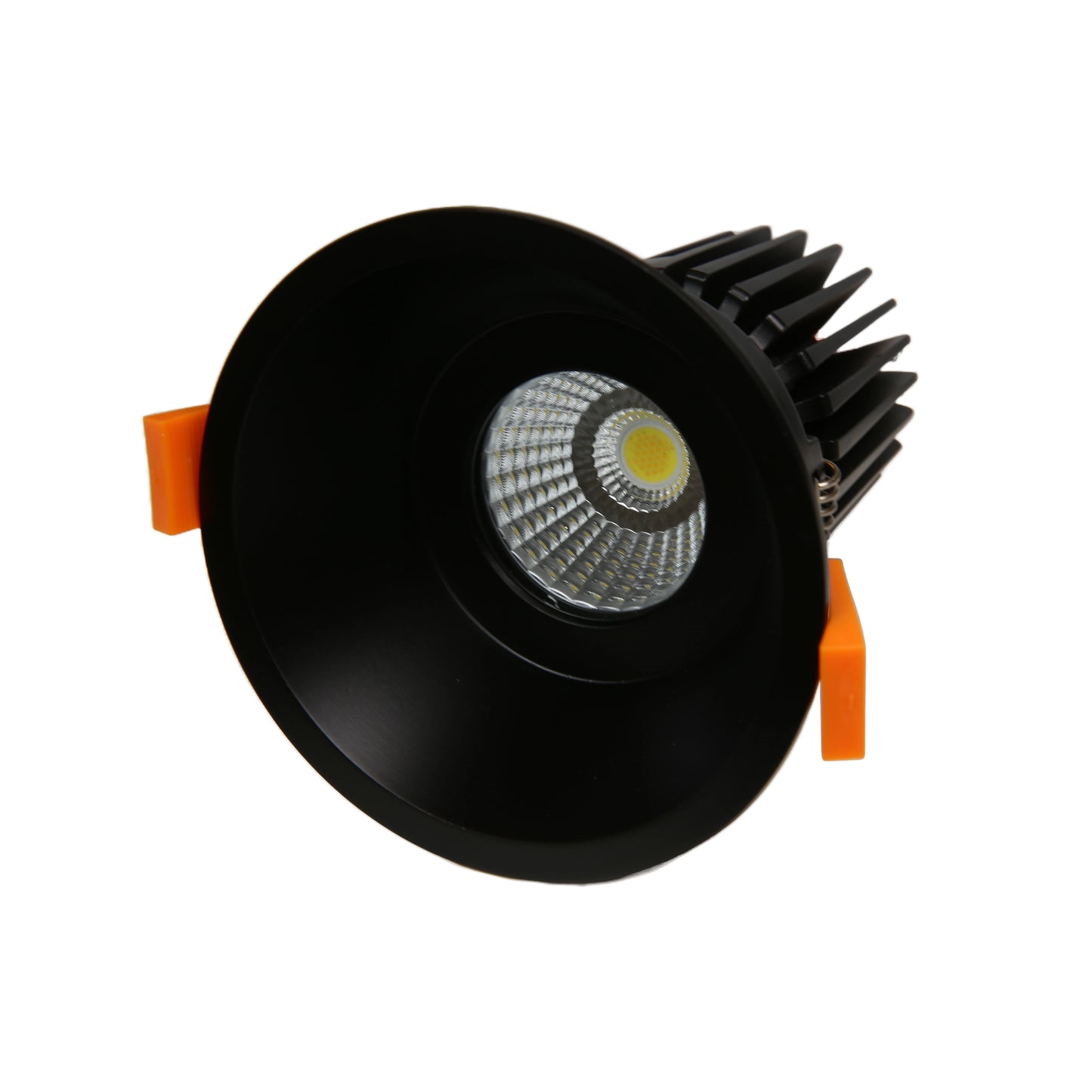 RF2 Black-Round fixed IP20 surface mount trim for X Series COB Light modules
