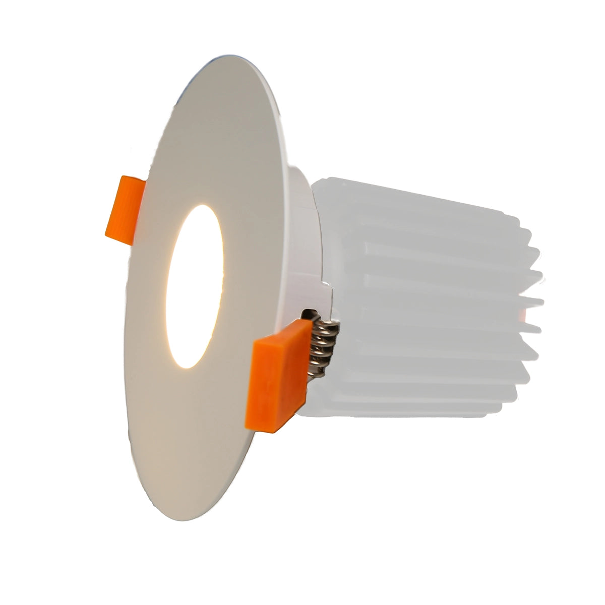 RF7 White- Round fix IP44 surface mount trim for X Series COB Modules