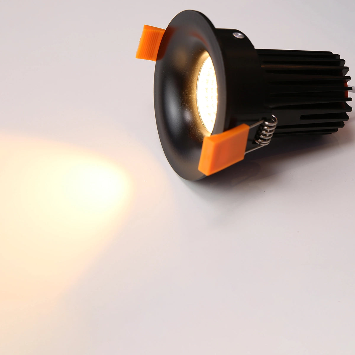 RF8 Black- Round fixed IP20 surface mount trim for X Series COB Modules
