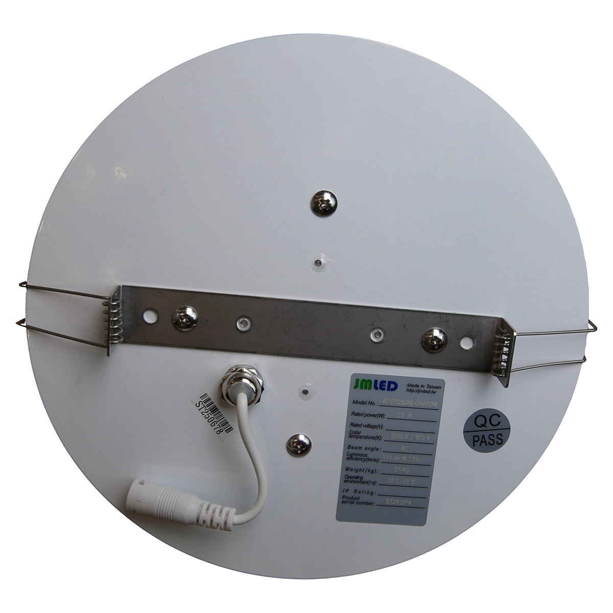 Commercial 25 Watt COB LED Down light, 3000K Warm White, Hospital light, Clinic light, Clean room light, Office light crystal optical glass lens