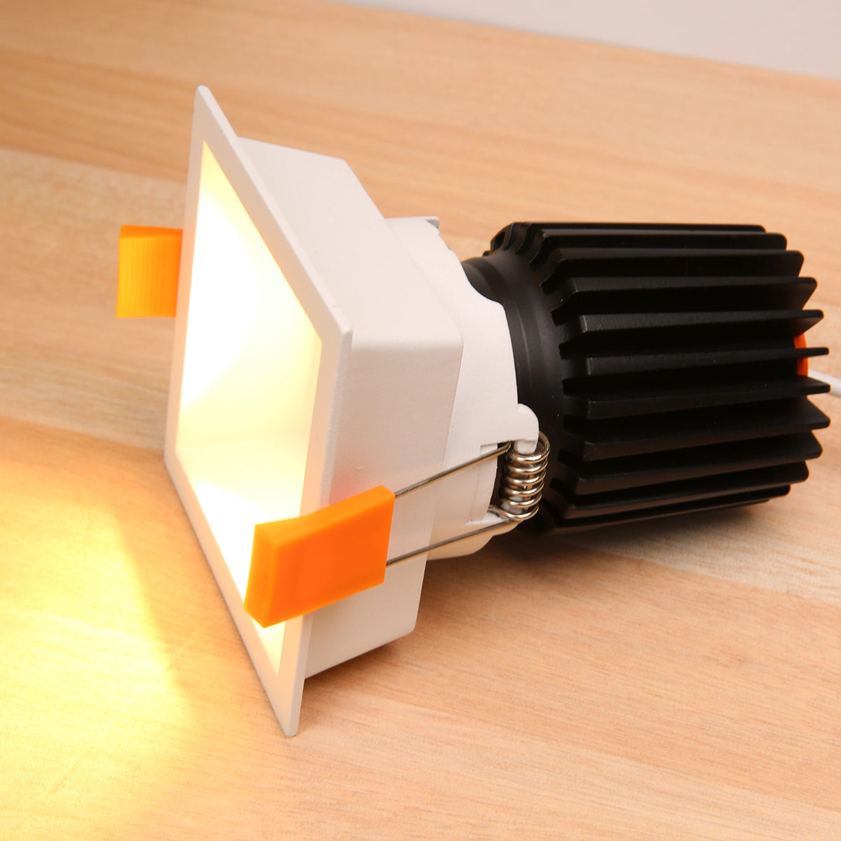 SQ17 White- Square fixed IP20 surface mount trim for X Series COB Modules