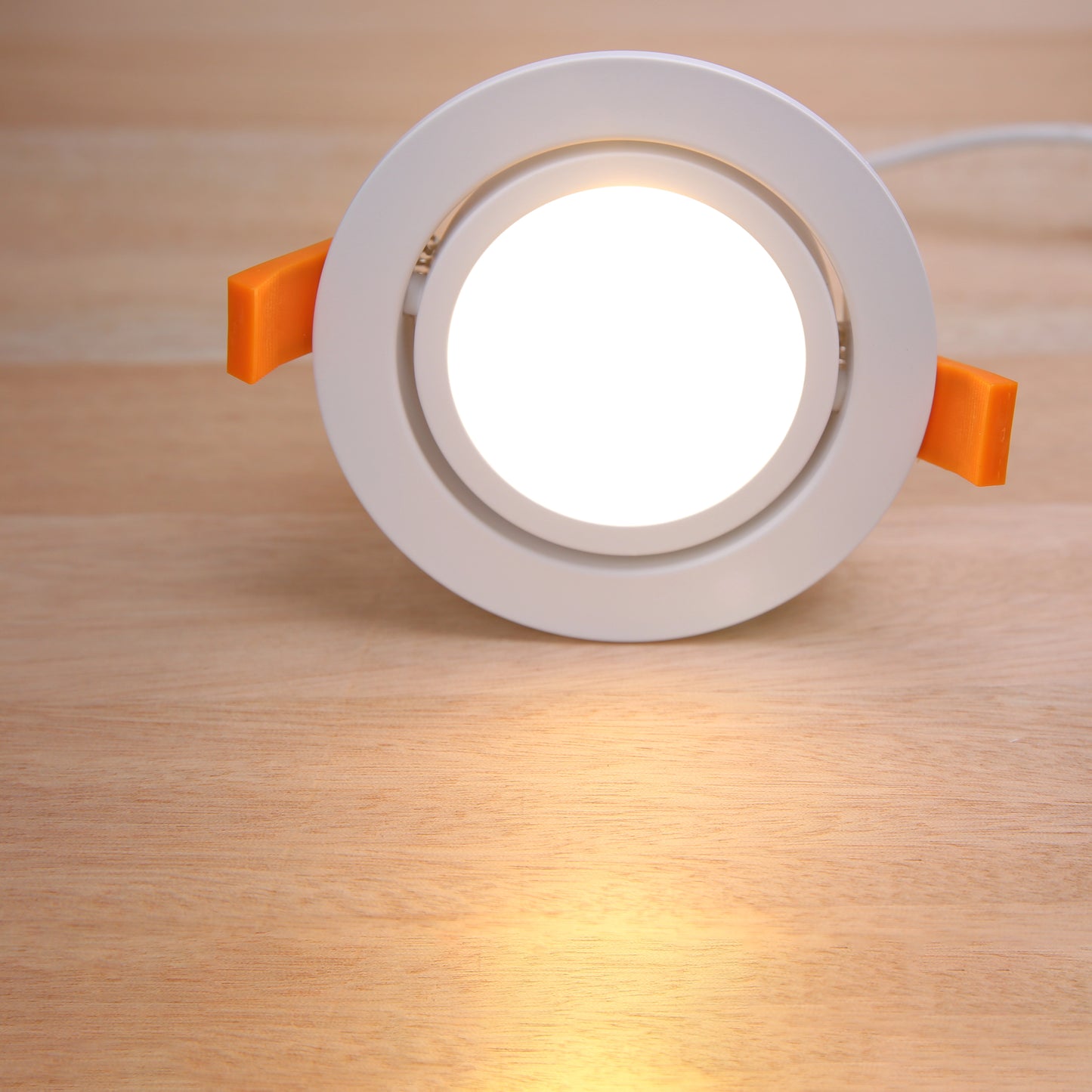 RA3 White- Round Gimbal IP20 surface mount trim for X Series COB Modules