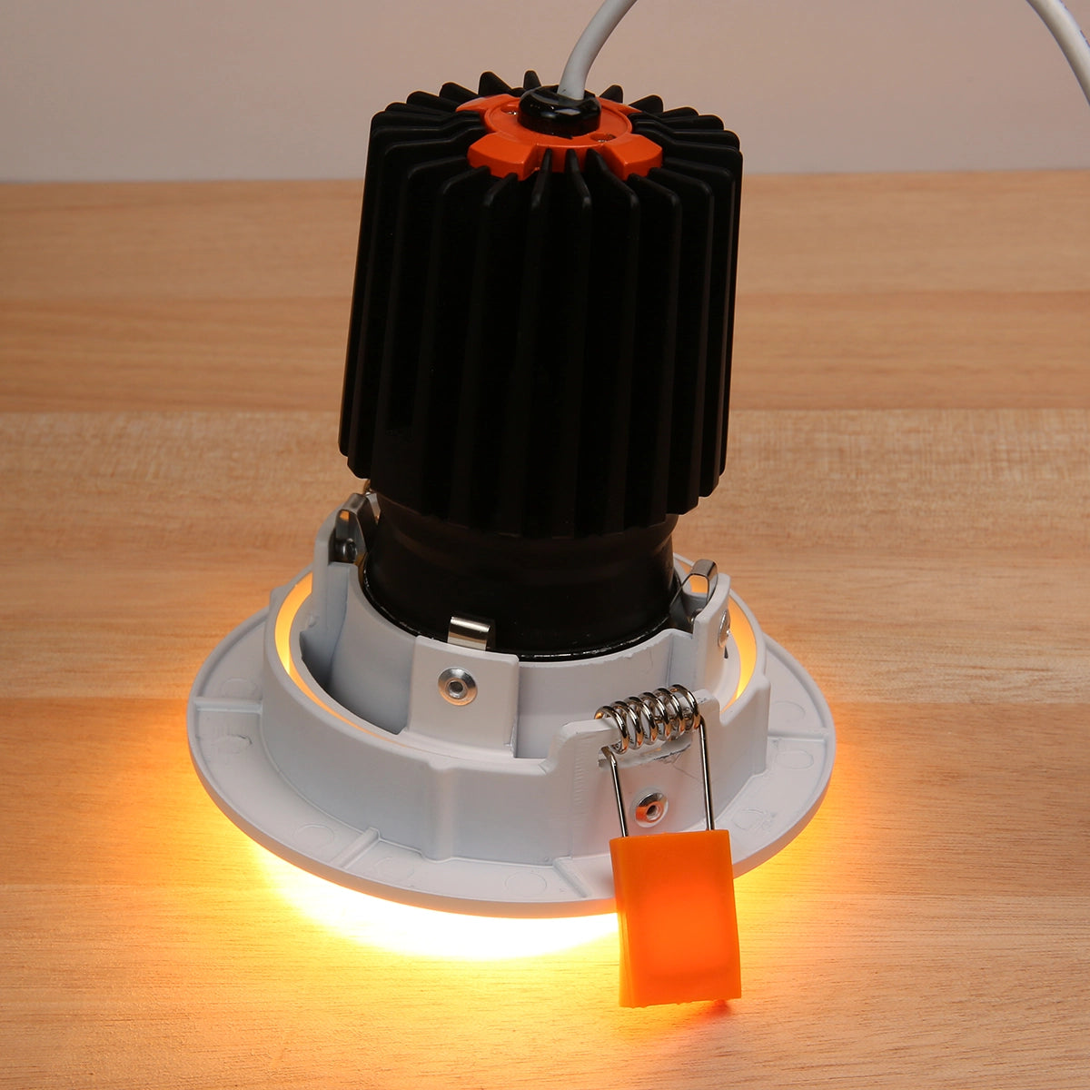 RA3 White- Round Gimbal IP20 surface mount trim for X Series COB Modules