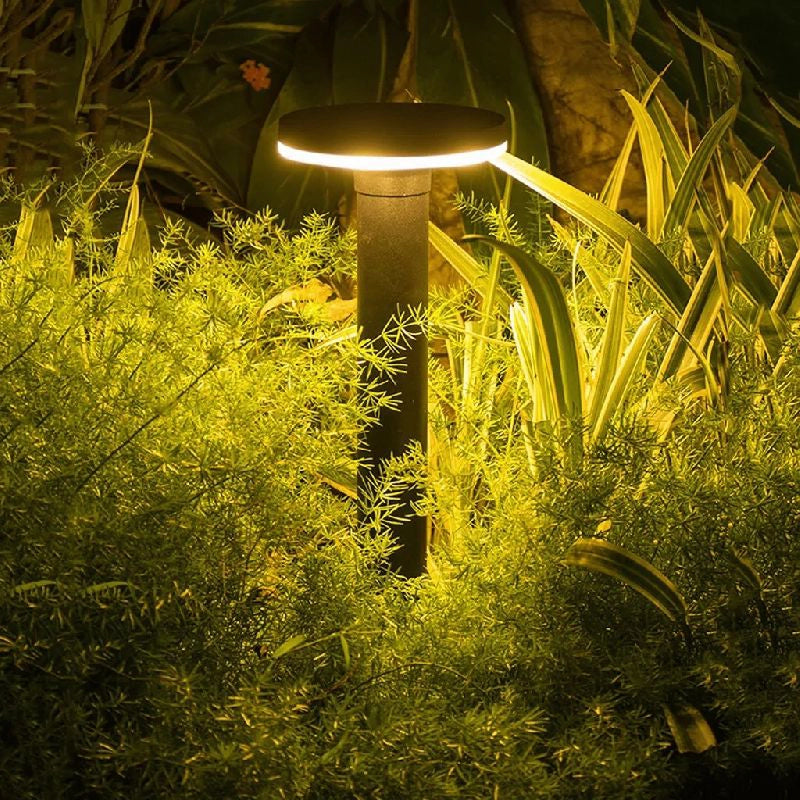 Bollard, Garden light, 240VAC, 12W, IP54, sand black