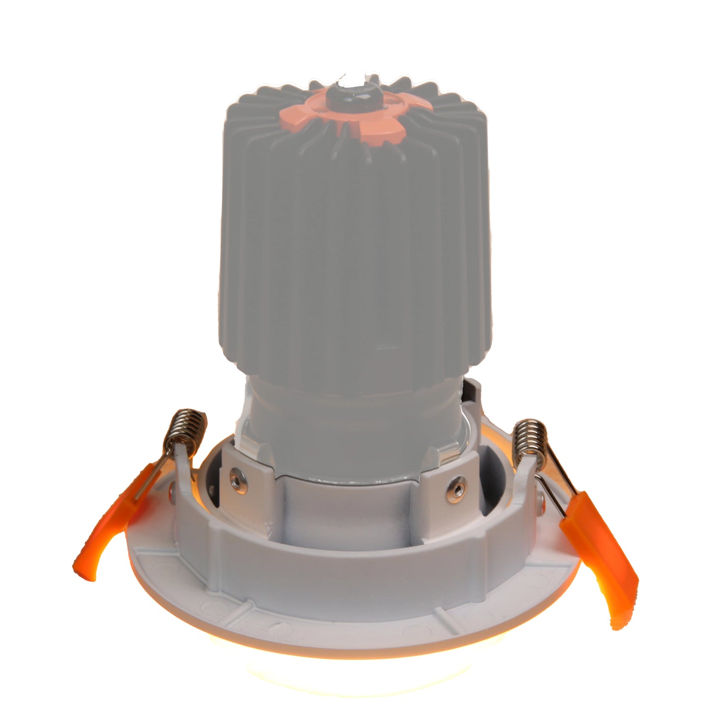 RA3 White- Round Gimbal IP20 surface mount trim for X Series COB Modules