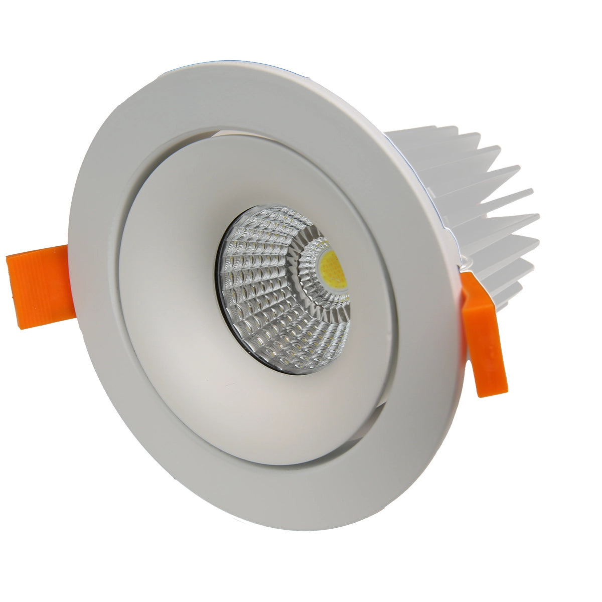 RA6 White- Round adjustable IP20 surface mount trim for X Series COB Modules