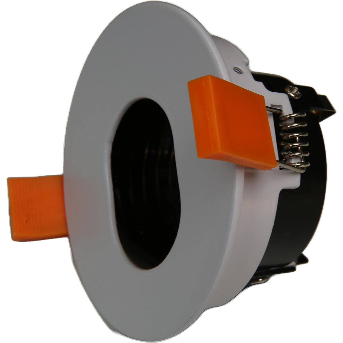 RA8 White- Round gimbal IP20 surface mount trim for X Series COB Modules