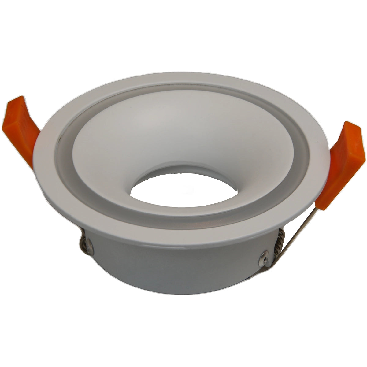 RF6 White-Round fixed IP20 surface mount trim with halo ring for X Series COB Modules