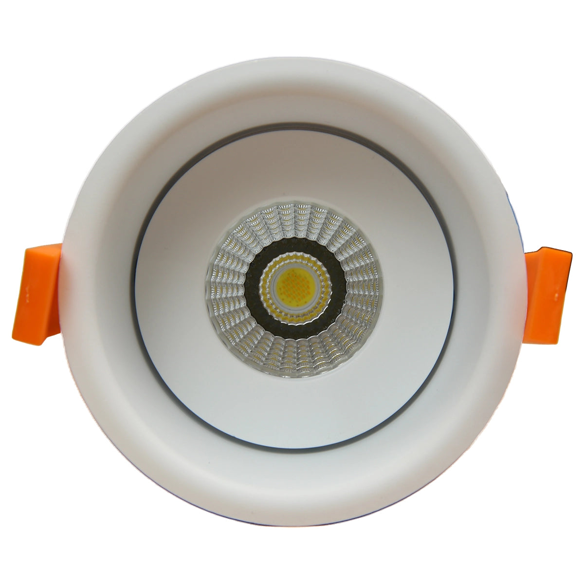 RA4 White- Round gimbal IP44 surface mount trim for X Series COB Modules