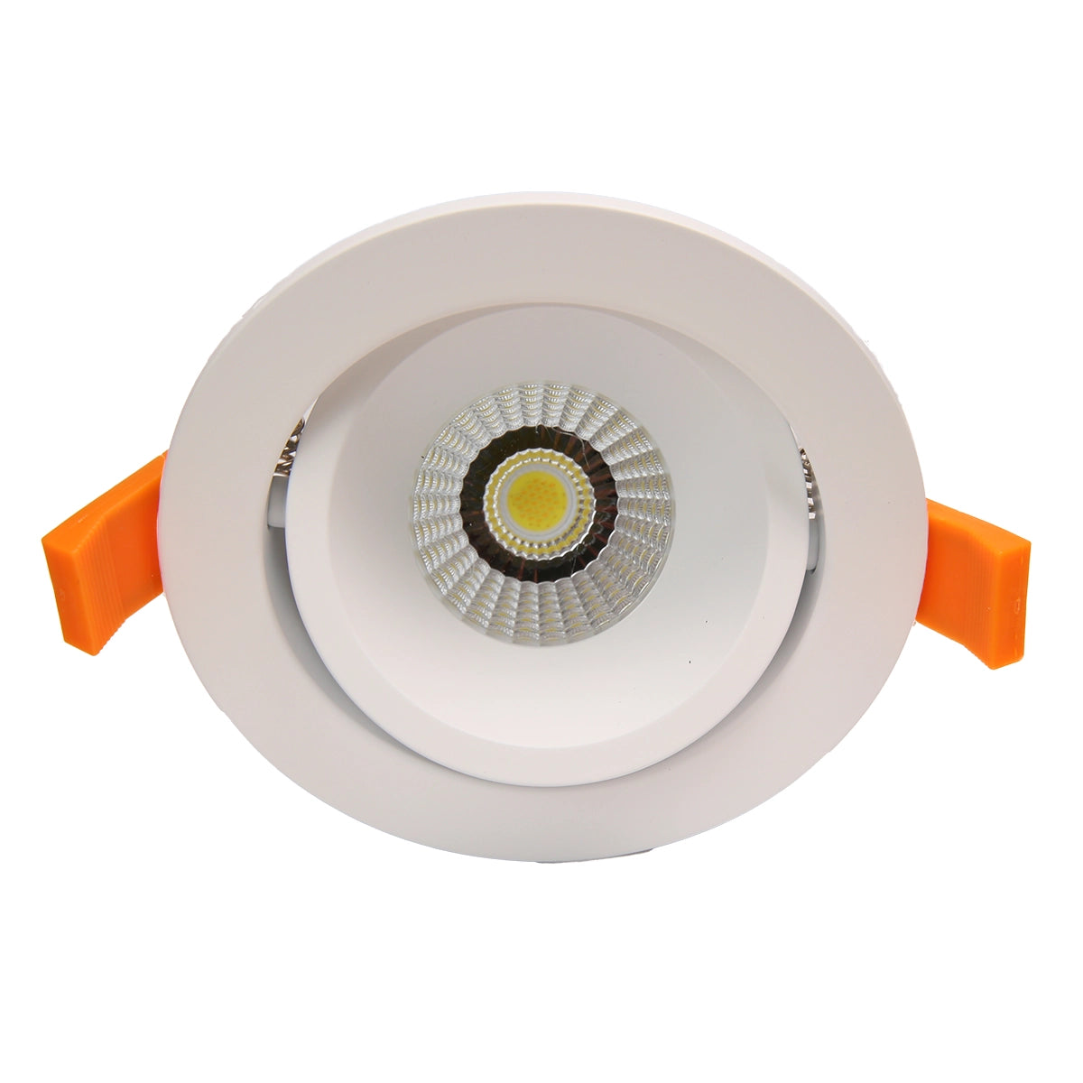 RA3 White- Round Gimbal IP20 surface mount trim for X Series COB Modules