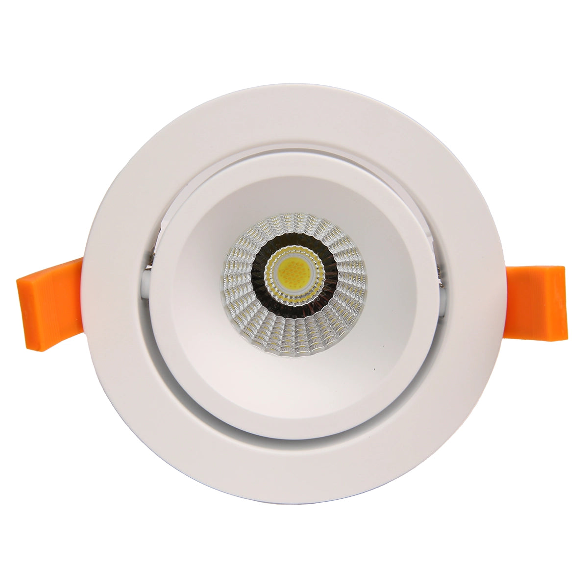 RA3 White- Round Gimbal IP20 surface mount trim for X Series COB Modules