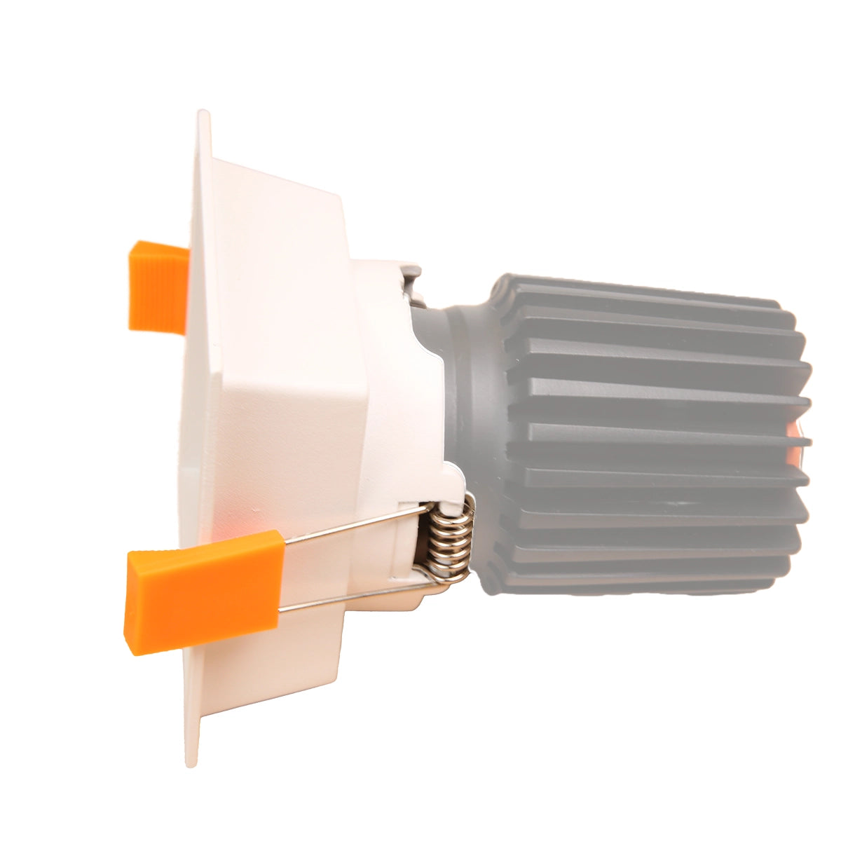 SQ17 White- Square fixed IP20 surface mount trim for X Series COB Modules