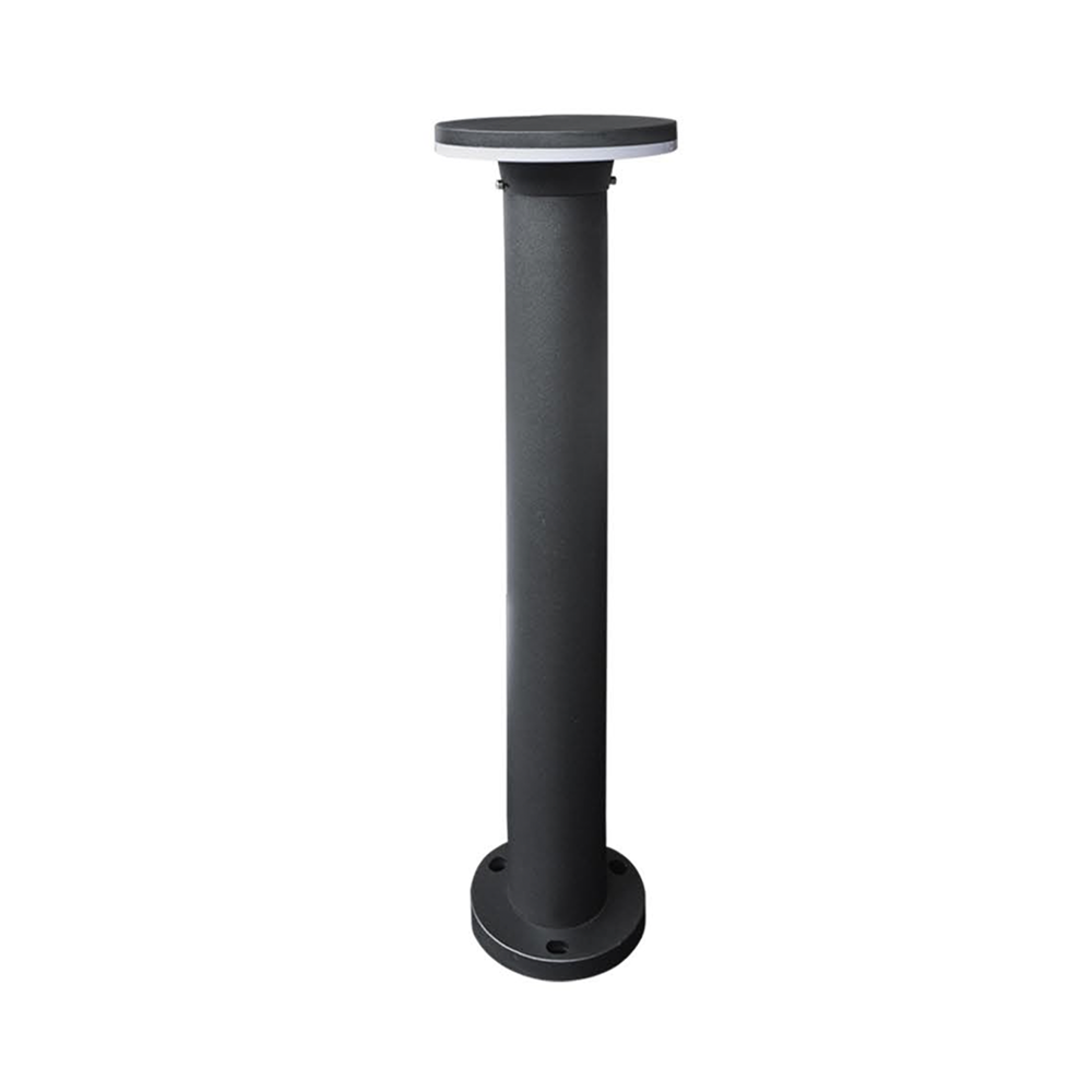 Bollard, Garden light, 240VAC, 12W, IP54, sand black