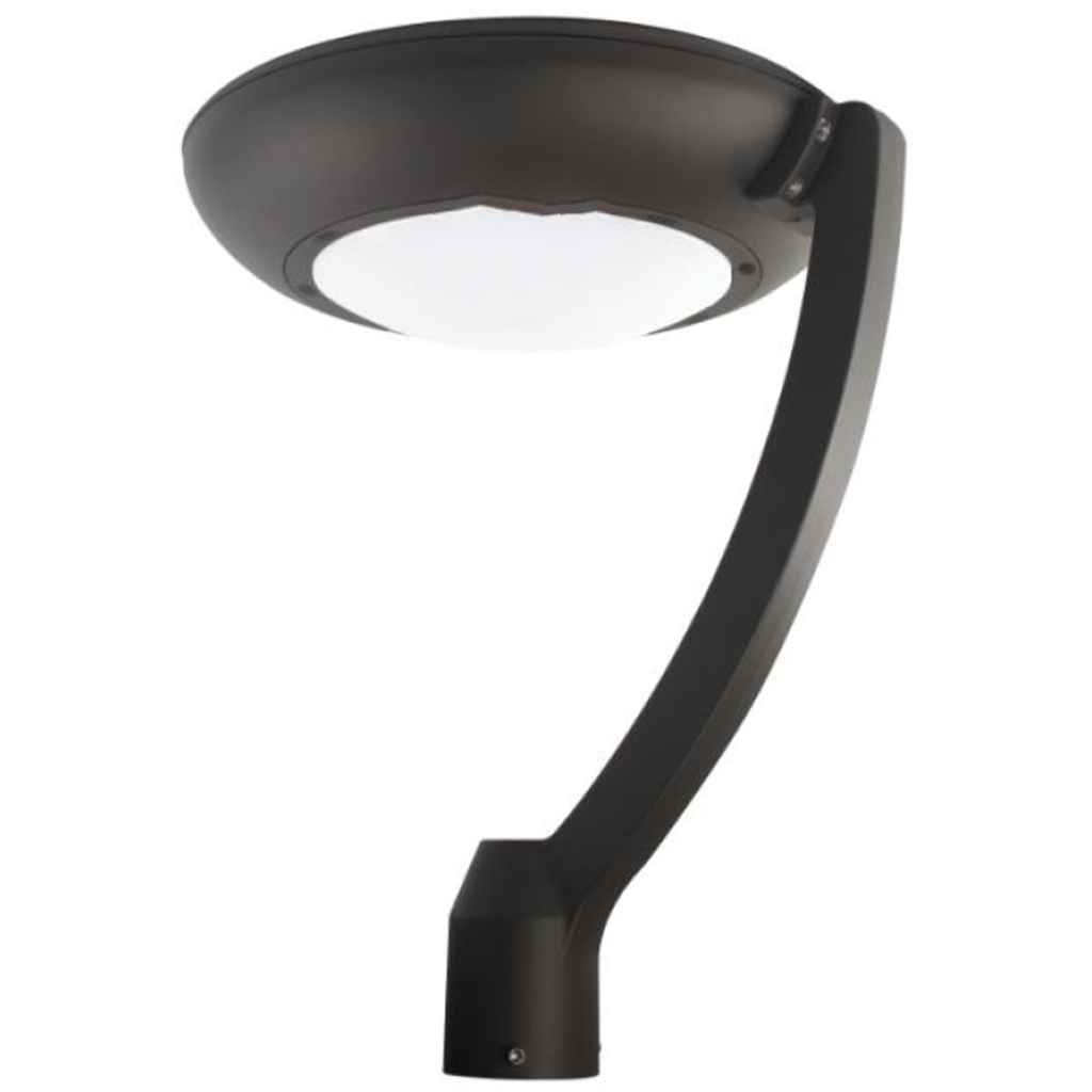 Garden Park light 240V 18 Watts IP65 pole mounted Black