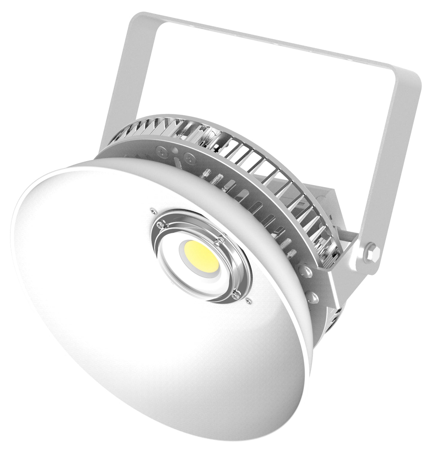 Premium High Bay Light,100W, 11000 Lumens, Epistar COB LED, Mean Well Driver, 5500K, IP65,
