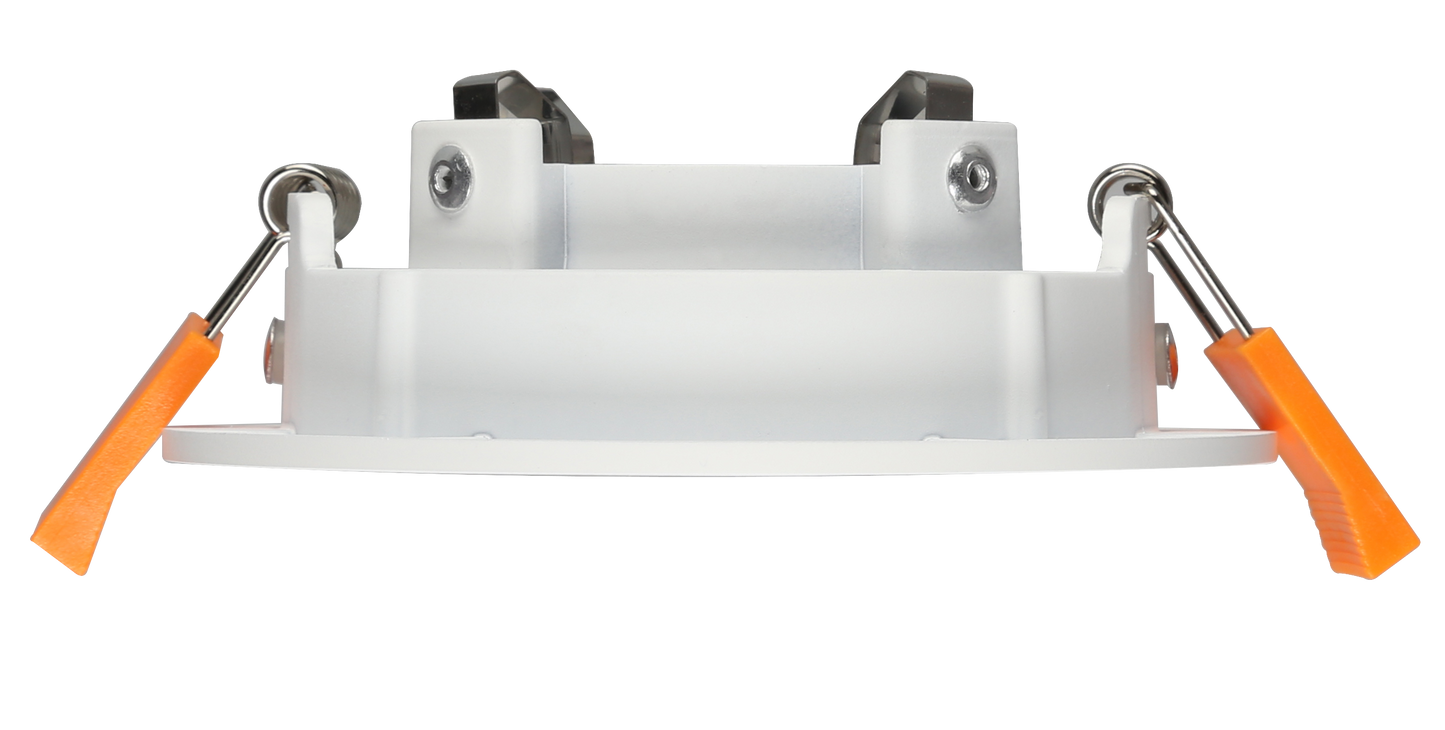 RA3 White- Round Gimbal IP20 surface mount trim for X Series COB Modules