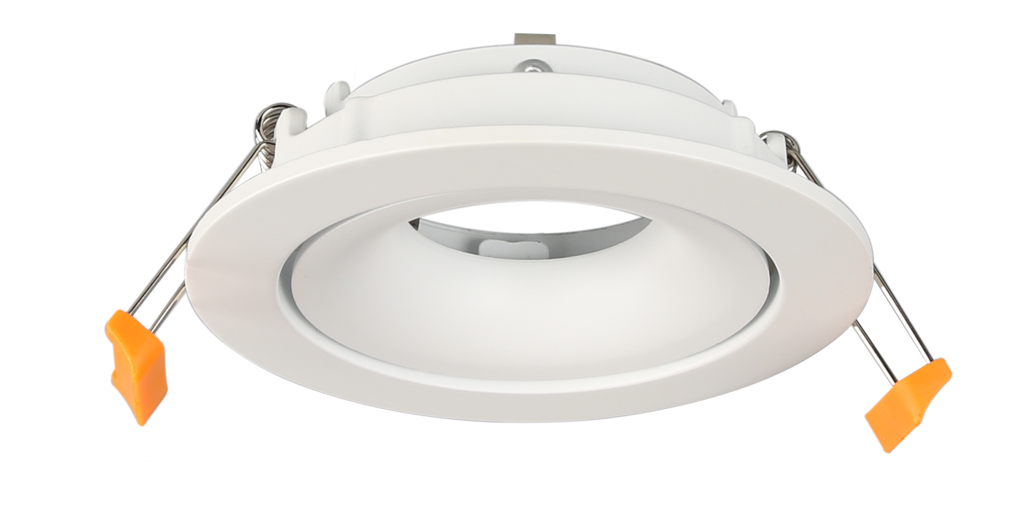 RA6 White- Round adjustable IP20 surface mount trim for X Series COB Modules