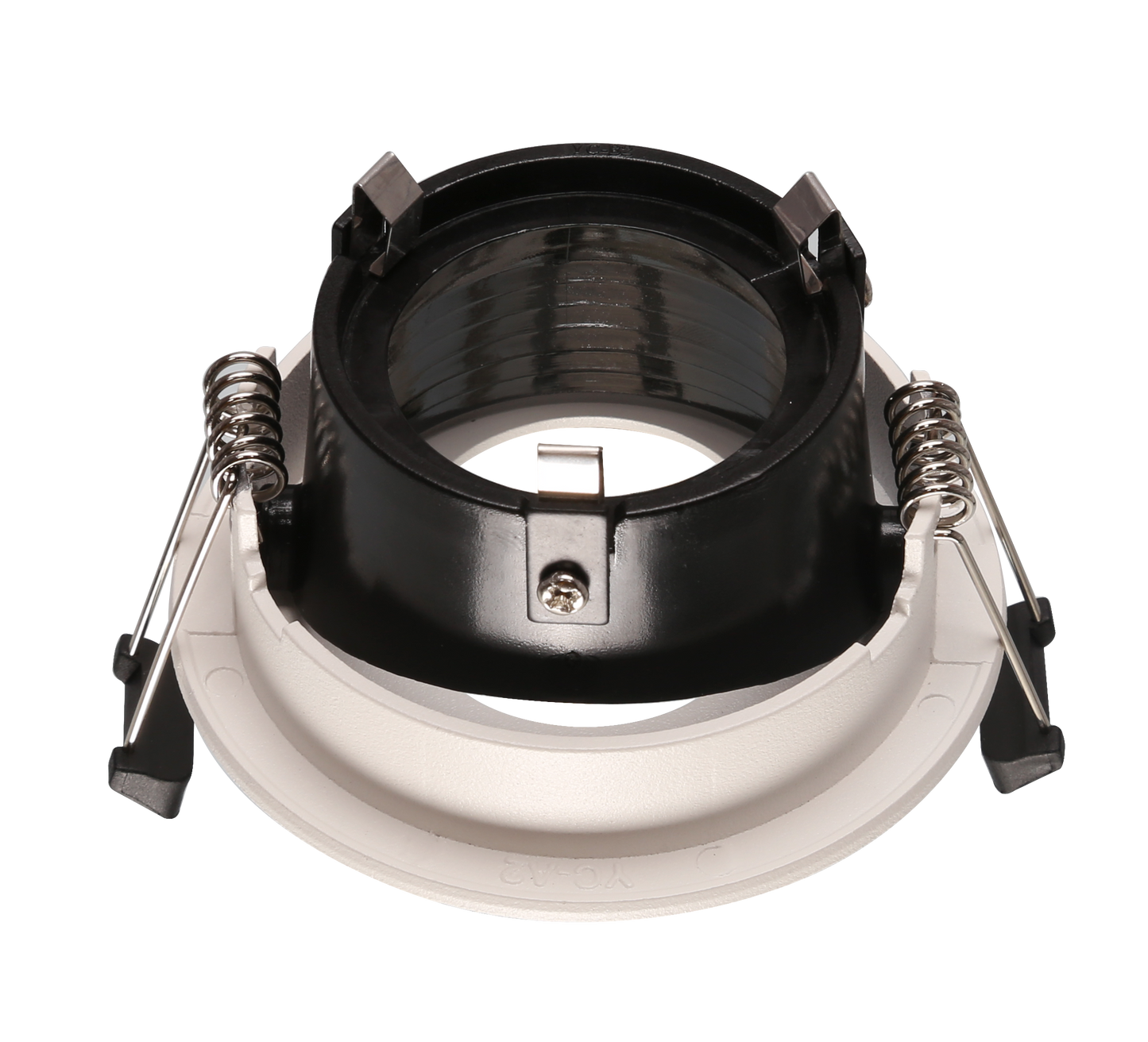 RA8 White- Round gimbal IP20 surface mount trim for X Series COB Modules