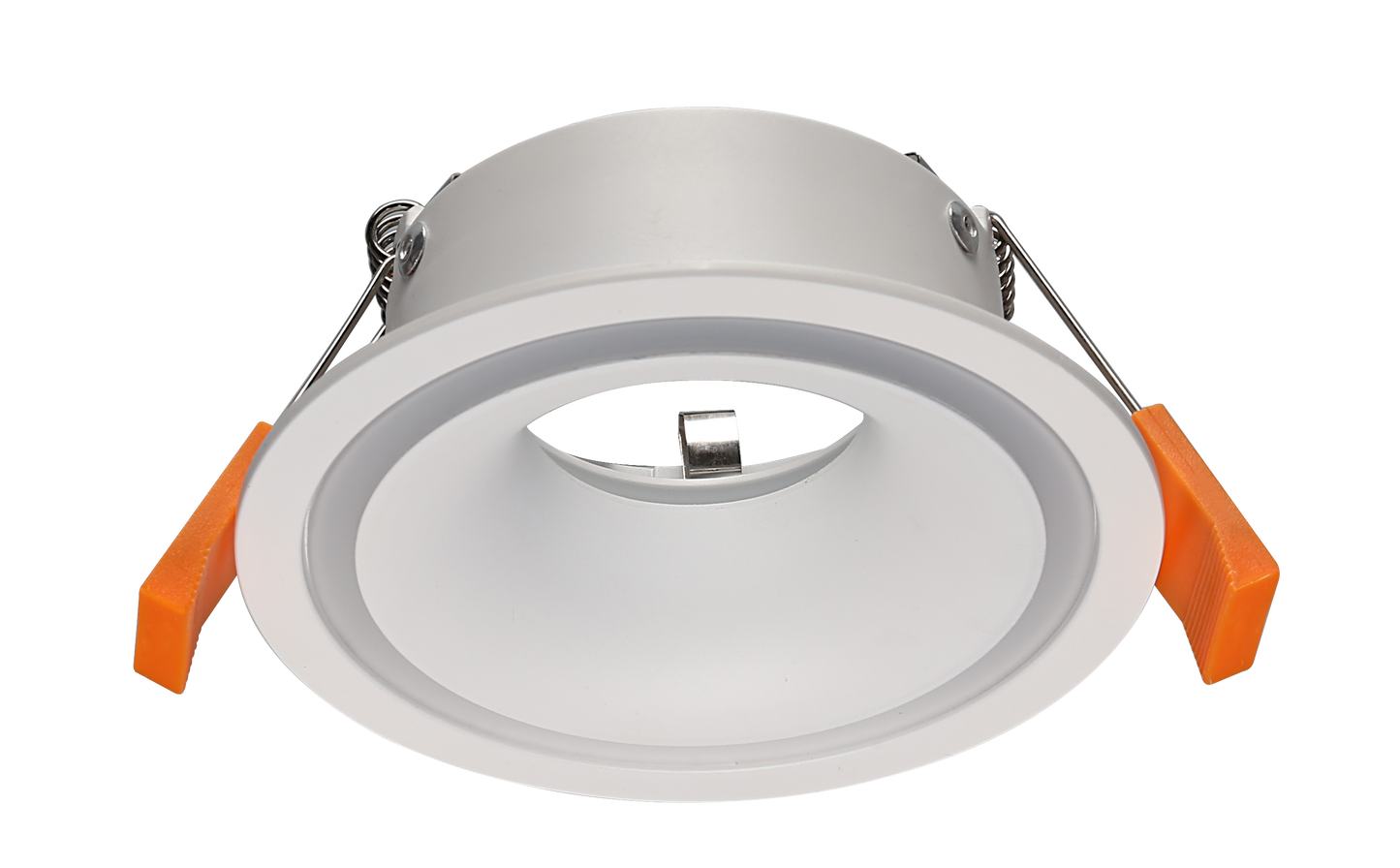RF6 White-Round fixed IP20 surface mount trim with halo ring for X Series COB Modules
