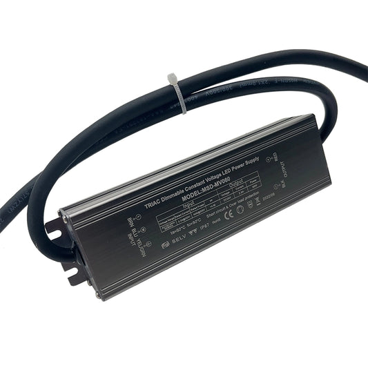 Power supply, 24VDC, 60W, IP67, Constant Voltage Triac dimming driver