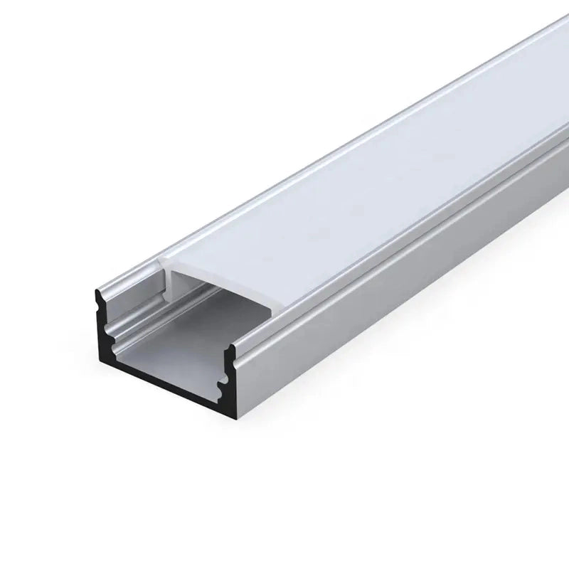 AL-BT-K1708 Surface mounting, Aluminium extrusion, profile, channel for strip light with opal diffuser, 17x8x3000mm