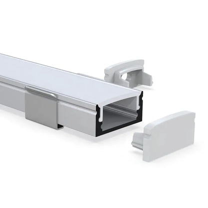 AL-BT-K1708 Surface mounting, Aluminium extrusion, profile, channel for strip light with opal diffuser, 17x8x3000mm