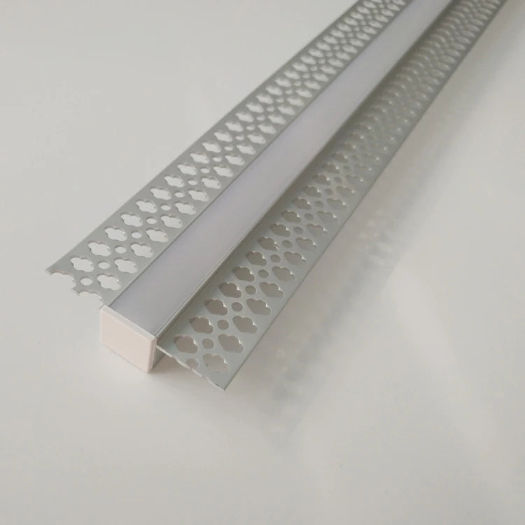 AL-BT-K5615 Embedded mounting Aluminium extrusion, profile, channel for strip light with opal diffuser, 56X15x3000mm