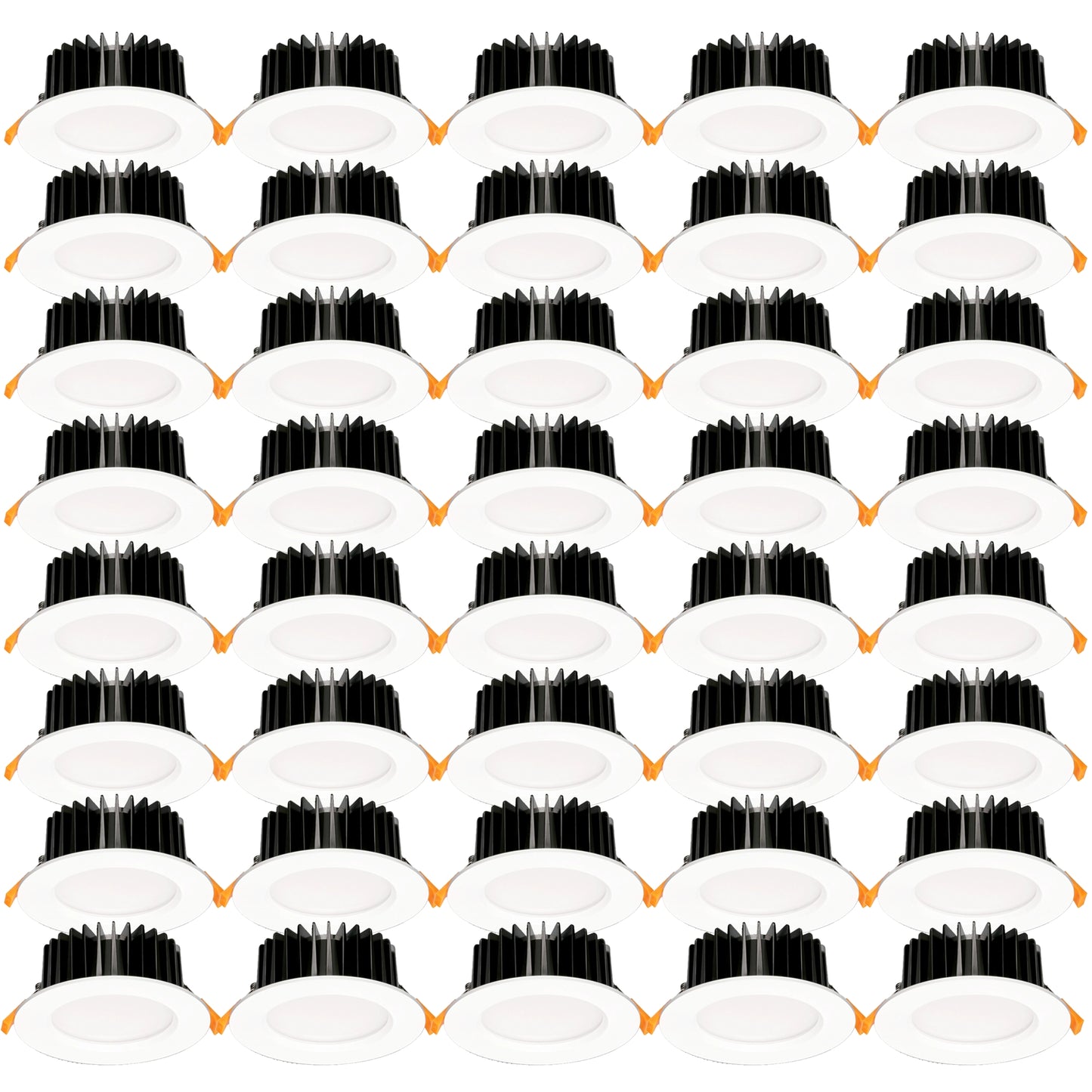 40 x Downlight, tri colour, 10 Watt, Triac Dimming, IC-4, White, SMD down light