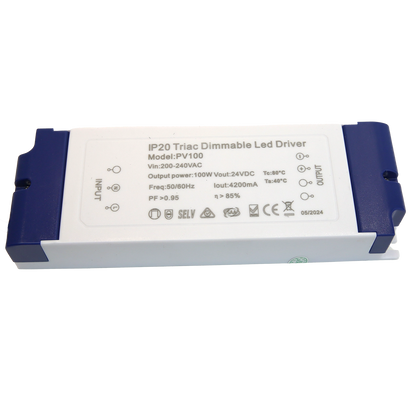 100W LED Driver- Constant Voltage- Phase dimming IP20