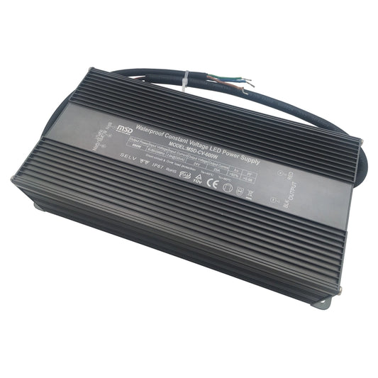 Power supply, 24VDC, 600W, IP67, flicker free, Constant Voltage driver