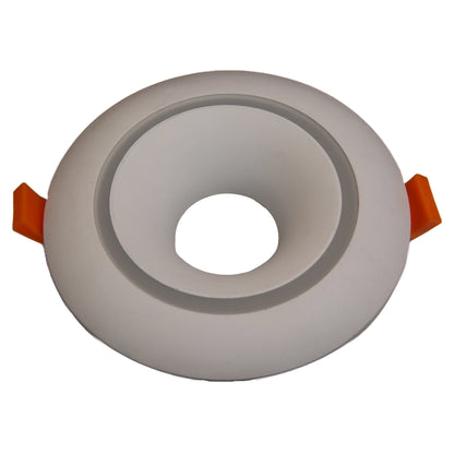 RF22 White-Round fixed IP20 surface mount trim with double halo ring for X Series COB Modules