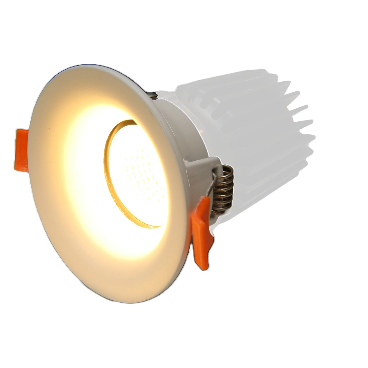 RF8 White- Round fixed IP20 surface mount trim for X Series COB Modules