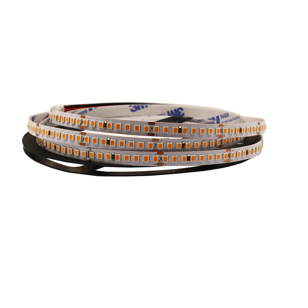 Lunar Series,24V, 1800K Warm White, 15W/m, 8mm PCB, 196 LED/m 1600Lumens/m, IP20,Strip Light, 5m roll