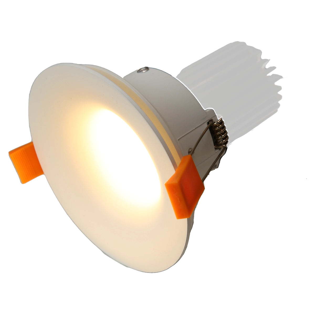 RF11 White- Round fixed IP20 surface mount trim with double fluted shadow ring for X Series COB Modules