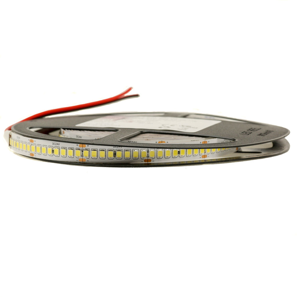 Natural White Strip Light 4000K, 24V, 18W/m, 2200 Lum / m, IP20 ,constant voltage 5 meter roll