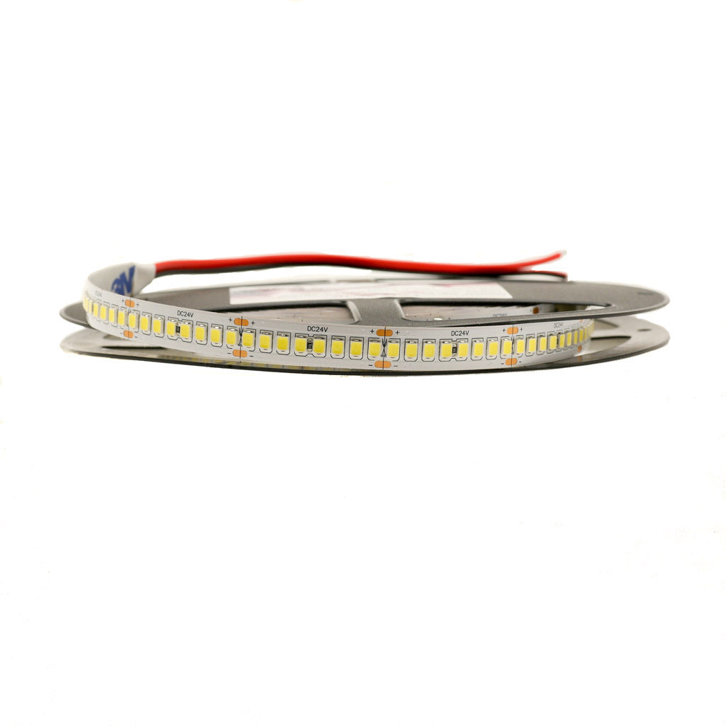Warm White Strip Light 2700K, 24V, 18W/m, 2000 Lum / m , IP20 ,constant voltage 5 meter roll