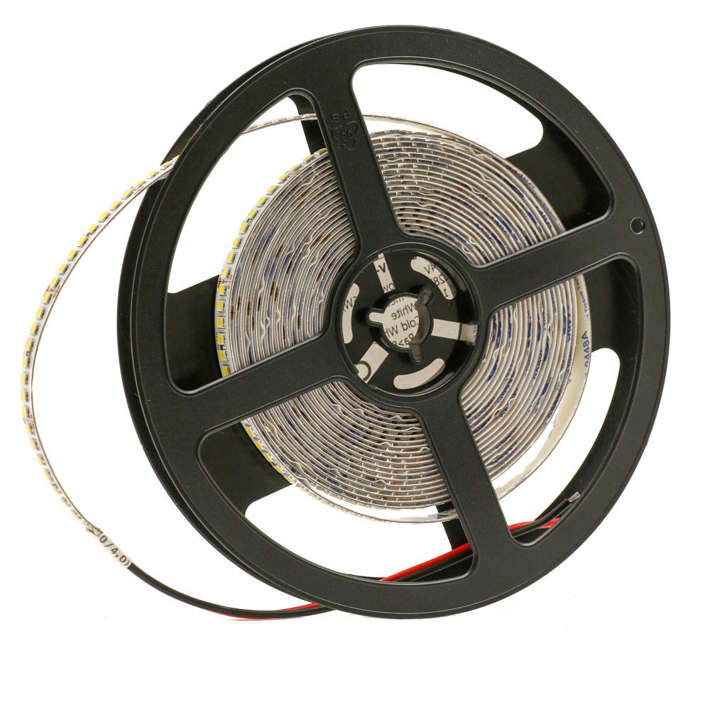 Warm White Strip Light 2700K, 24V, 18W/m, 2000 Lum / m , IP20 ,constant voltage 5 meter roll