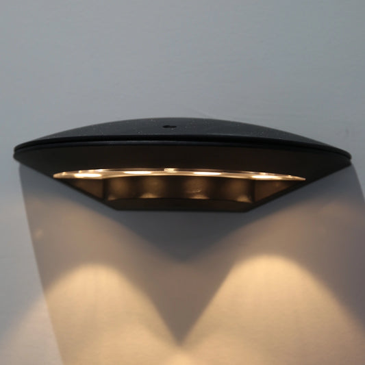 Wall light, Porch light, Alfresco light, Ambient light, Decorative light, Door light, 240V AC, 4x1W, IP54, 2700K, Sand black