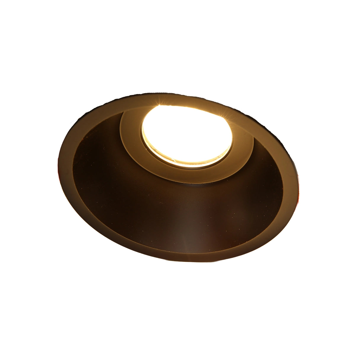 RF2 Black-Round fixed IP20 surface mount trim for X Series COB Light modules