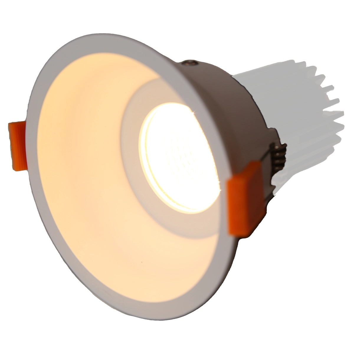 RF2 White-Round fixed IP20 surface mount trim for X Series COB Light modules