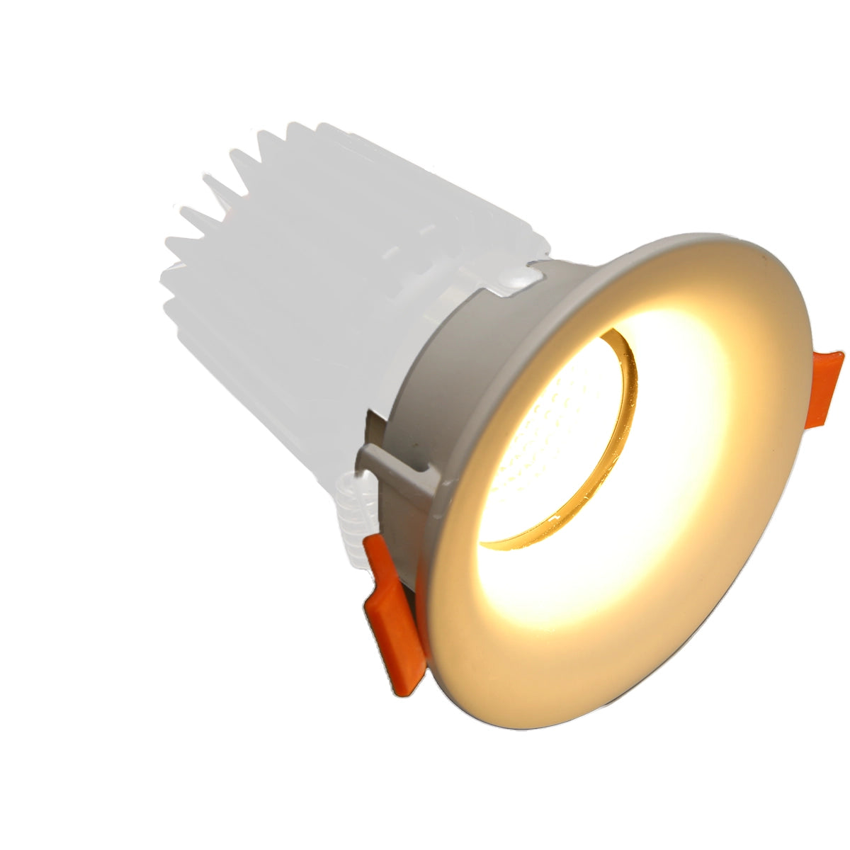 RF8 White- Round fixed IP20 surface mount trim for X Series COB Modules