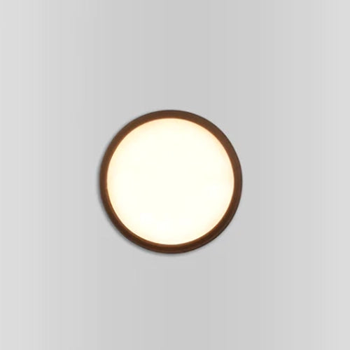 Wall light, Porch light, Alfresco light, Ambient light, Outdoor light, 240V AC, 20 Watt, IP54, 2700K, round large, sand black
