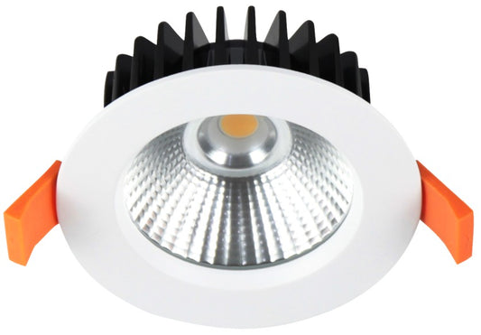 COB Downlight, Tri colour, IC-4, 12W COB White,1100 Lumens IP44 down light