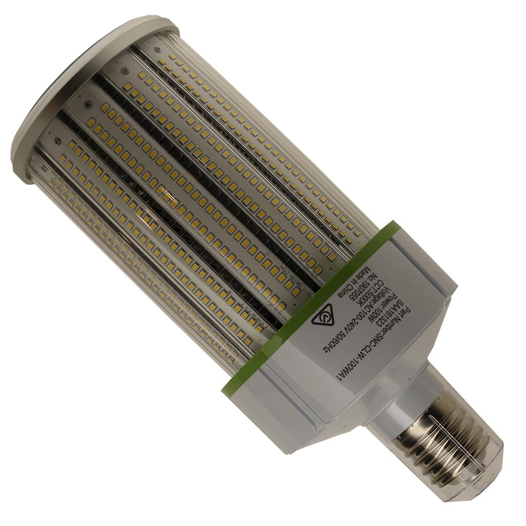 Corn Light for High Bay ,100 Watt, 360 Degree beam, E40,  5000K, 11500 Lumens