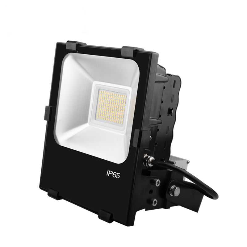 Industrial Flood Light, 50W, 5500 Lumens, Philips SMD, Mean Well Driver, IP65, 4500K, Black