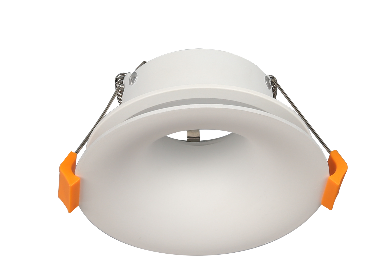 RF11 White- Round fixed IP20 surface mount trim with double fluted shadow ring for X Series COB Modules