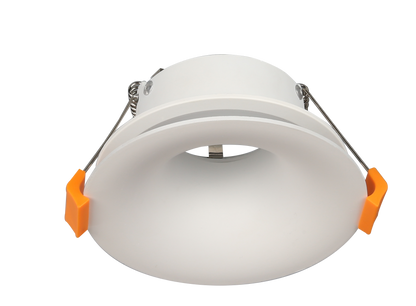 RF11 White- Round fixed IP20 surface mount trim with double fluted shadow ring for X Series COB Modules