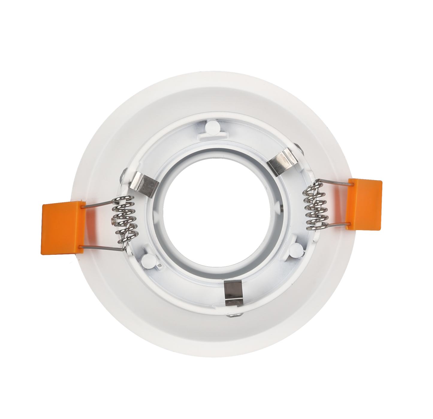 RF6 White-Round fixed IP20 surface mount trim with halo ring for X Series COB Modules
